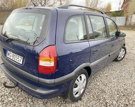 Синій Опель Зафіра, об'ємом двигуна 2 л та пробігом 200 тис. км за 2300 $, фото 2 на Automoto.ua