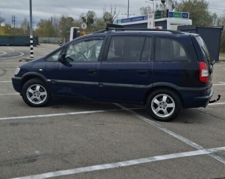 Синий Опель Зафира, объемом двигателя 2 л и пробегом 282 тыс. км за 3500 $, фото 3 на Automoto.ua