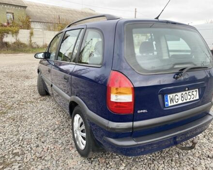 Синій Опель Зафіра, об'ємом двигуна 2 л та пробігом 200 тис. км за 2300 $, фото 1 на Automoto.ua