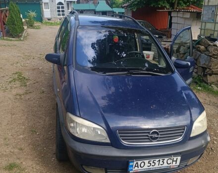 Синій Опель Зафіра, об'ємом двигуна 1.8 л та пробігом 270 тис. км за 2400 $, фото 3 на Automoto.ua