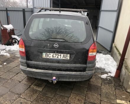 Синий Опель Зафира, объемом двигателя 1.8 л и пробегом 412 тыс. км за 1488 $, фото 2 на Automoto.ua