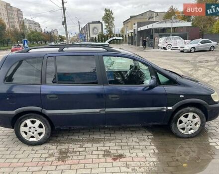 Синий Опель Зафира, объемом двигателя 1.8 л и пробегом 407 тыс. км за 2800 $, фото 4 на Automoto.ua