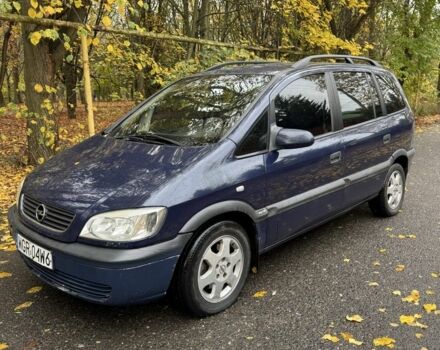 Синій Опель Зафіра, об'ємом двигуна 2 л та пробігом 300 тис. км за 1900 $, фото 2 на Automoto.ua