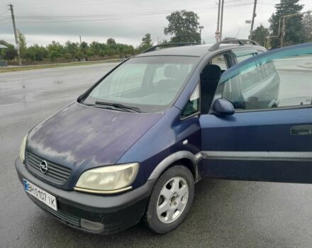 Синій Опель Зафіра, об'ємом двигуна 2 л та пробігом 320 тис. км за 3350 $, фото 2 на Automoto.ua