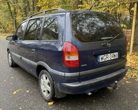 Синій Опель Зафіра, об'ємом двигуна 2 л та пробігом 300 тис. км за 1900 $, фото 3 на Automoto.ua