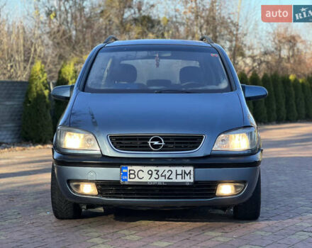 Синій Опель Зафіра, об'ємом двигуна 2 л та пробігом 299 тис. км за 2649 $, фото 1 на Automoto.ua