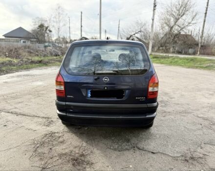 Синий Опель Зафира, объемом двигателя 2 л и пробегом 200 тыс. км за 1950 $, фото 5 на Automoto.ua