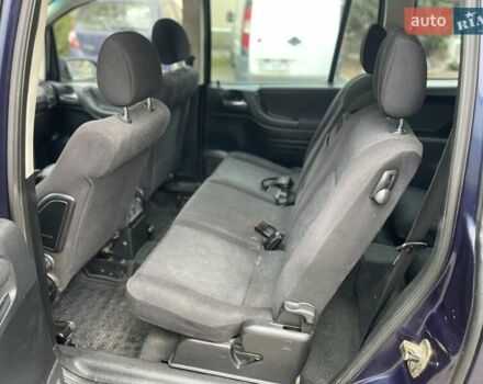 Синий Опель Зафира, объемом двигателя 1.6 л и пробегом 290 тыс. км за 2900 $, фото 13 на Automoto.ua