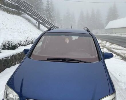 Синий Опель Зафира, объемом двигателя 2 л и пробегом 256 тыс. км за 3500 $, фото 1 на Automoto.ua