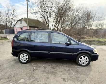 Синий Опель Зафира, объемом двигателя 2 л и пробегом 200 тыс. км за 1950 $, фото 3 на Automoto.ua