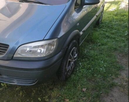 Синий Опель Зафира, объемом двигателя 2 л и пробегом 280 тыс. км за 3200 $, фото 4 на Automoto.ua