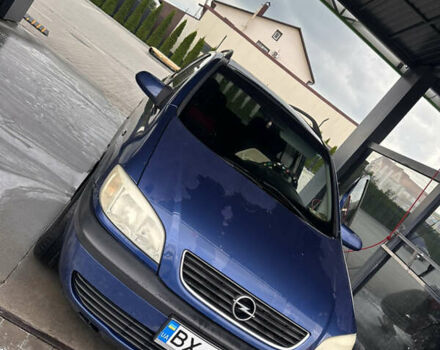Синій Опель Зафіра, об'ємом двигуна 1.6 л та пробігом 167 тис. км за 2500 $, фото 1 на Automoto.ua