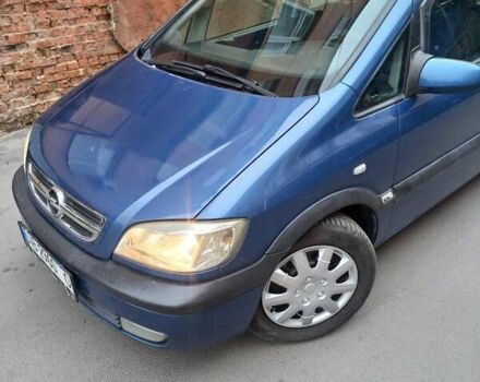 Синий Опель Зафира, объемом двигателя 2.2 л и пробегом 312 тыс. км за 4000 $, фото 20 на Automoto.ua