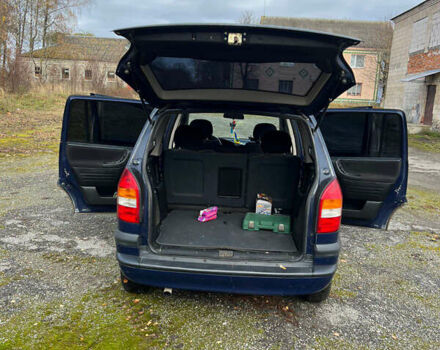 Синий Опель Зафира, объемом двигателя 2 л и пробегом 343 тыс. км за 3400 $, фото 16 на Automoto.ua