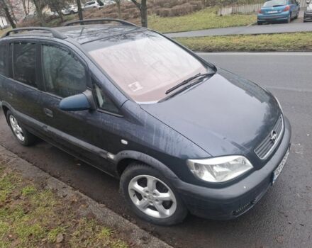 Синий Опель Зафира, объемом двигателя 2 л и пробегом 309 тыс. км за 4500 $, фото 1 на Automoto.ua