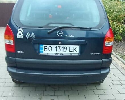 Синий Опель Зафира, объемом двигателя 1.6 л и пробегом 270 тыс. км за 4000 $, фото 9 на Automoto.ua