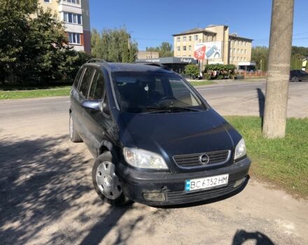 Синий Опель Зафира, объемом двигателя 2.2 л и пробегом 300 тыс. км за 2700 $, фото 1 на Automoto.ua