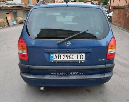 Синий Опель Зафира, объемом двигателя 2.2 л и пробегом 312 тыс. км за 4000 $, фото 2 на Automoto.ua