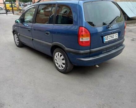 Синий Опель Зафира, объемом двигателя 2.2 л и пробегом 312 тыс. км за 4000 $, фото 10 на Automoto.ua