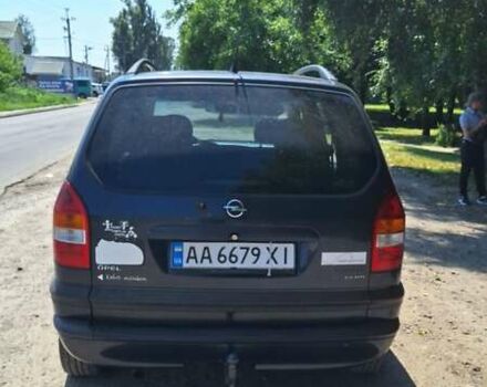 Синий Опель Зафира, объемом двигателя 2.17 л и пробегом 379 тыс. км за 3600 $, фото 5 на Automoto.ua