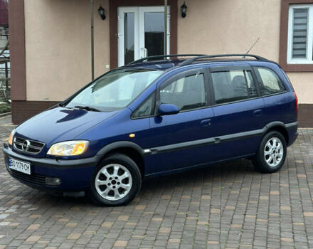 Синий Опель Зафира, объемом двигателя 1.6 л и пробегом 230 тыс. км за 3650 $, фото 18 на Automoto.ua