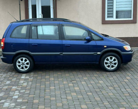 Синий Опель Зафира, объемом двигателя 1.6 л и пробегом 230 тыс. км за 3650 $, фото 28 на Automoto.ua