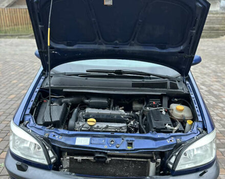 Синий Опель Зафира, объемом двигателя 1.6 л и пробегом 230 тыс. км за 3650 $, фото 80 на Automoto.ua