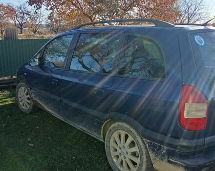 Синий Опель Зафира, объемом двигателя 2 л и пробегом 200 тыс. км за 2500 $, фото 2 на Automoto.ua