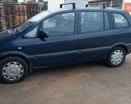 Синий Опель Зафира, объемом двигателя 1.8 л и пробегом 293 тыс. км за 3200 $, фото 2 на Automoto.ua