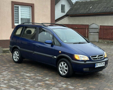 Синий Опель Зафира, объемом двигателя 1.6 л и пробегом 230 тыс. км за 3650 $, фото 12 на Automoto.ua