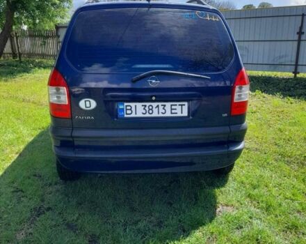 Синій Опель Зафіра, об'ємом двигуна 1.6 л та пробігом 180 тис. км за 3400 $, фото 3 на Automoto.ua