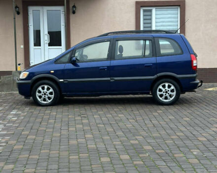 Синий Опель Зафира, объемом двигателя 1.6 л и пробегом 230 тыс. км за 3650 $, фото 20 на Automoto.ua