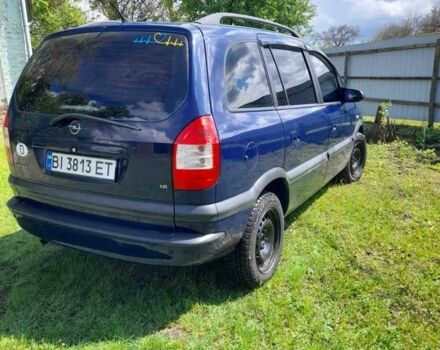 Синій Опель Зафіра, об'ємом двигуна 1.6 л та пробігом 180 тис. км за 3400 $, фото 2 на Automoto.ua