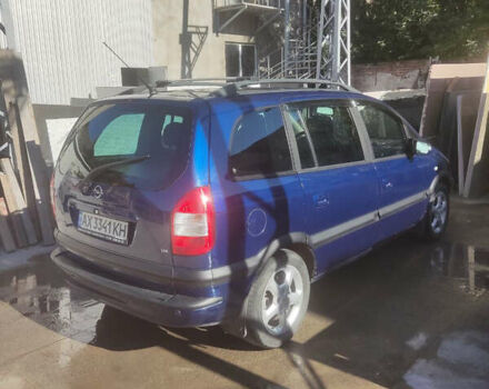 Синий Опель Зафира, объемом двигателя 1.8 л и пробегом 207 тыс. км за 4500 $, фото 2 на Automoto.ua