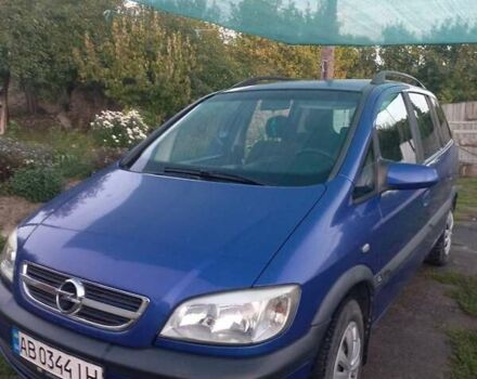 Синий Опель Зафира, объемом двигателя 1.8 л и пробегом 260 тыс. км за 4500 $, фото 5 на Automoto.ua