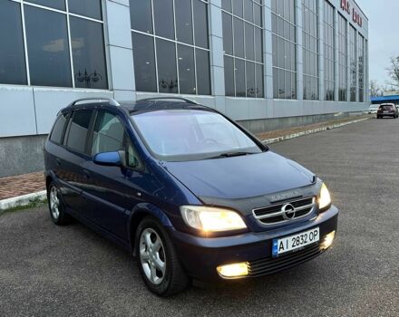 Синий Опель Зафира, объемом двигателя 2.2 л и пробегом 379 тыс. км за 3990 $, фото 7 на Automoto.ua