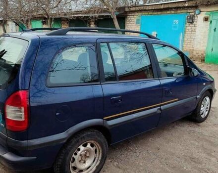 Синий Опель Зафира, объемом двигателя 2.2 л и пробегом 300 тыс. км за 4200 $, фото 7 на Automoto.ua