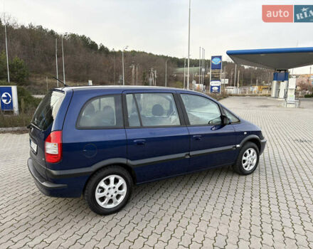 Синий Опель Зафира, объемом двигателя 1.8 л и пробегом 231 тыс. км за 3950 $, фото 4 на Automoto.ua