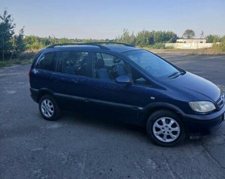Синій Опель Зафіра, об'ємом двигуна 1.6 л та пробігом 300 тис. км за 3500 $, фото 9 на Automoto.ua