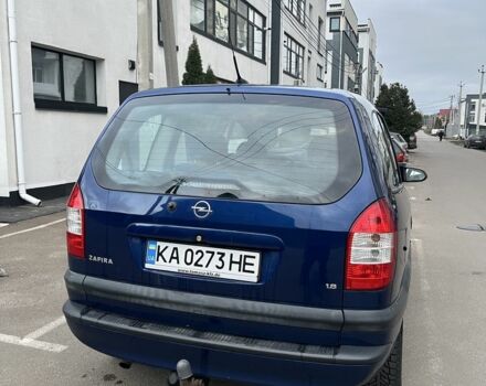 Синий Опель Зафира, объемом двигателя 1.8 л и пробегом 204 тыс. км за 5000 $, фото 9 на Automoto.ua