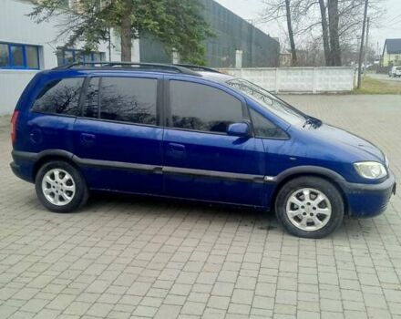 Синій Опель Зафіра, об'ємом двигуна 2 л та пробігом 354 тис. км за 2999 $, фото 2 на Automoto.ua