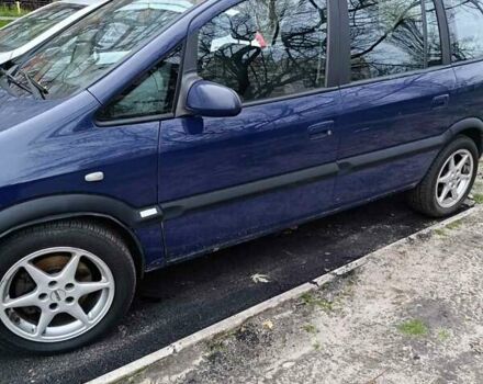 Синий Опель Зафира, объемом двигателя 2.2 л и пробегом 400 тыс. км за 2800 $, фото 2 на Automoto.ua