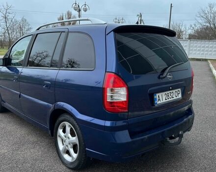 Синий Опель Зафира, объемом двигателя 2.2 л и пробегом 379 тыс. км за 3990 $, фото 5 на Automoto.ua