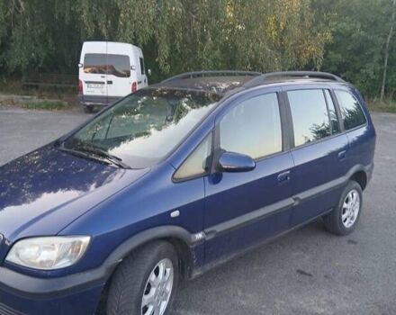 Синій Опель Зафіра, об'ємом двигуна 1.6 л та пробігом 300 тис. км за 3500 $, фото 4 на Automoto.ua