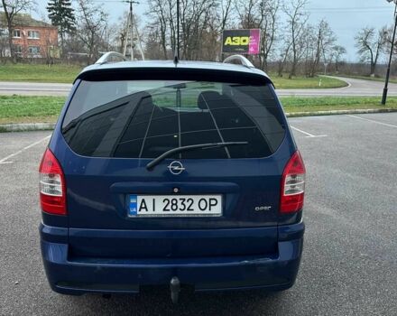 Синий Опель Зафира, объемом двигателя 2.2 л и пробегом 379 тыс. км за 3990 $, фото 4 на Automoto.ua