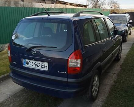 Синий Опель Зафира, объемом двигателя 1.8 л и пробегом 250 тыс. км за 4000 $, фото 2 на Automoto.ua