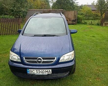 Синий Опель Зафира, объемом двигателя 1.6 л и пробегом 218 тыс. км за 3900 $, фото 15 на Automoto.ua