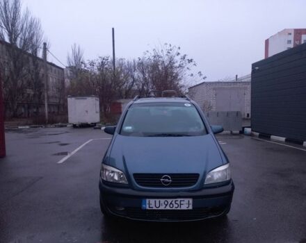 Синий Опель Зафира, объемом двигателя 1.8 л и пробегом 328 тыс. км за 1800 $, фото 4 на Automoto.ua