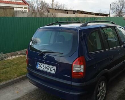 Синий Опель Зафира, объемом двигателя 1.8 л и пробегом 250 тыс. км за 4000 $, фото 14 на Automoto.ua