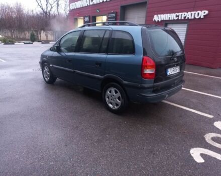 Синий Опель Зафира, объемом двигателя 1.8 л и пробегом 328 тыс. км за 1800 $, фото 2 на Automoto.ua